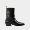 AEYDE BILL ANKLE BOOTS - AEYDE - LEATHER - BLACK