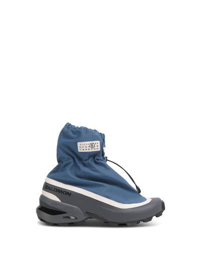 Mm6 Maison Margiela Mm6 X Salomon Cross Mid Sneakers In Light Blue