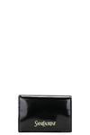Saint Laurent Business Card Case In Noir
