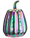 Shop National Tree Company 14 Led Lit Iridescent Pumpkin Decor In Purple