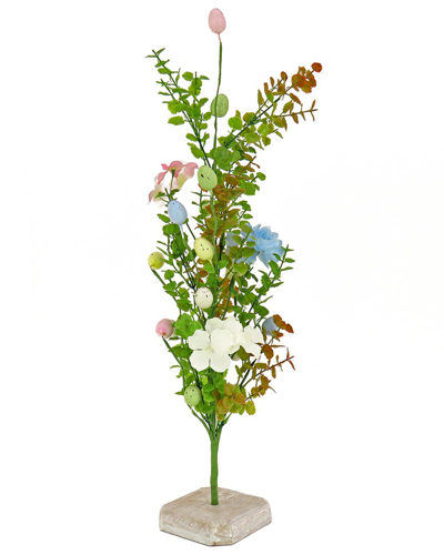 National Tree Company 24in Egg Decorated Easter Tree In Green
