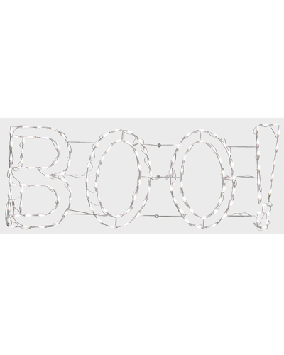 National Tree Company 60 Halloween White Light Boo Sign