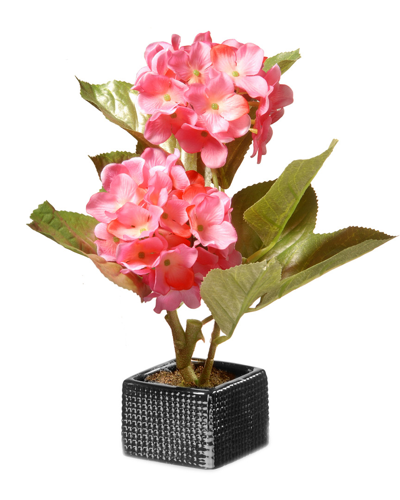 National Tree Company National Tree Potted Pink Flowers