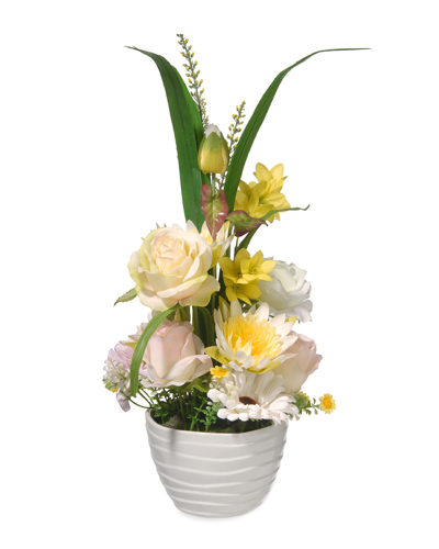 National Tree Company National Tree Potted Daisies And Roses