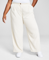 AND NOW THIS TRENDY PLUS SIZE PLEATED-WAIST CORDUROY PANTS