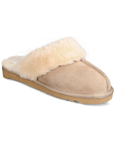 Style & Co Women's Rosiee Slippers, Created For Macy's In Sand
