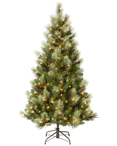 First Traditions 6ft Charleston Pine Tree With 250 Clear Lights In Green