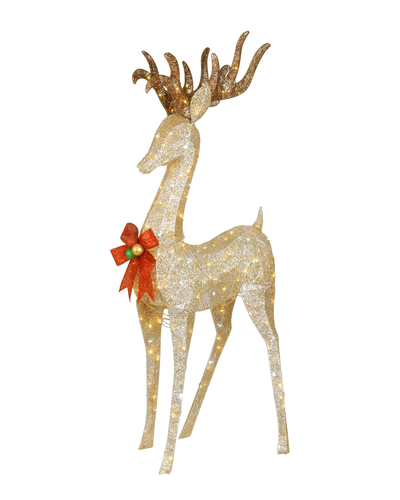 National Tree Company 74 Coiling Champagne Standing Buck