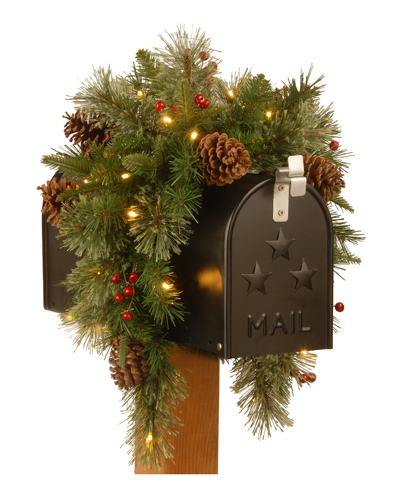 National Tree Company 36in Feel-real Colonial Mail Box Swag