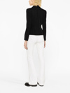 Alexander Mcqueen Alexander Mc Queen Single Breasted Grain De Poudre Wool Jacket In Black