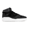 Junya Watanabe High-top Sneakers With Textured Upper And Rubber Sole In Black