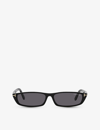 Tom Ford Mens Black Tr001673 Alejandro Square-frame Acetate Sunglasses In Black