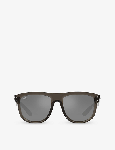 Ray Ban Ray-ban Womens Grey Rbr0501s Boyfriend Reverse