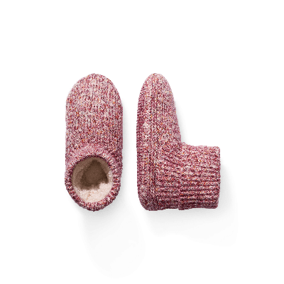 Bombas Gripper Slipper Bootie In Cabernet