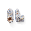 Bombas Sherpa-lined Bootie Gripper Slippers In Celeste