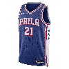 Nike Joel Embiid 76ers Icon Edition  Nba Authentic Jersey (rush Blue) In Blue