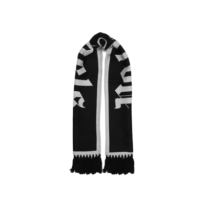 Palm Angels Wool Scarf In Black