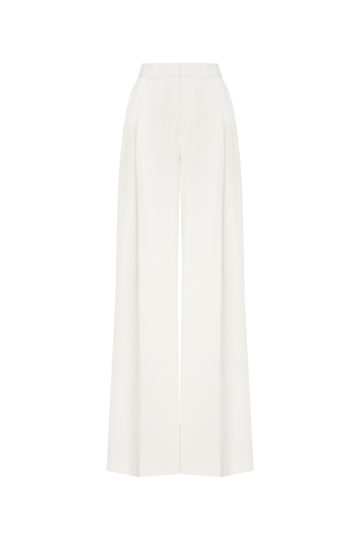 Milla High-rise White Suit Pants, Xo Xo