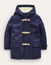 MINI BODEN HOODED DUFFLE COAT FRENCH NAVY BABY BODEN