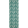 La Doublej Harringbone Runner (50x160) In Green Garland