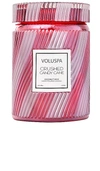 Voluspa Crushed Candy Cane Large Jar Candle, 18 Oz. In Crushed Candy Cane