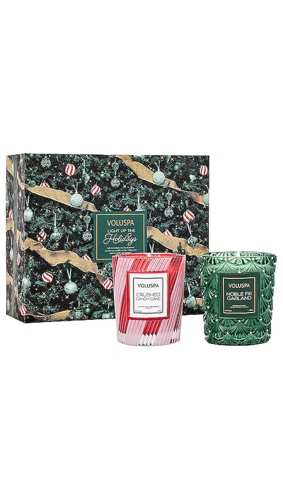 Voluspa Light Up The Holidays Set In N,a