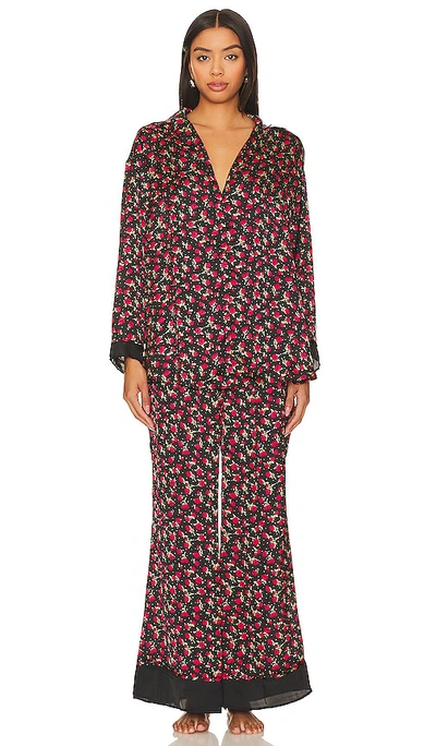 Free People X Intimately Fp Dreamy Days Pj Set In Midnight