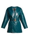 AS BY DF WOMEN'S JASPER RECYCLED LEATHER COAT