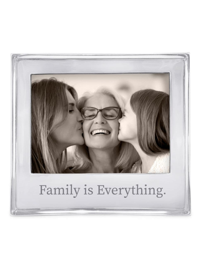 Mariposa Signature Family Is Everything Frame In Metallic