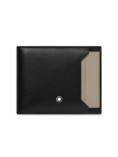 Montblanc Men's Meisterstück Selection Soft Wallet & Card Insert In Black