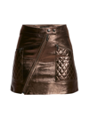 AS BY DF WOMEN'S ELODIE UPCYCLED LEATHER SKIRT