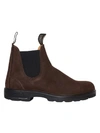 Blundstone Water-repellent Suede Ankle Boot In Dark Olive In Brown