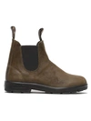 BLUNDSTONE SOFT GREEN SUEDE ANKLE BOOTS