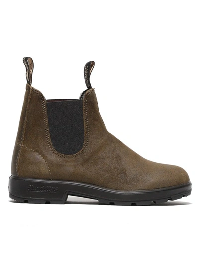 Blundstone Soft Green Suede Ankle Boots