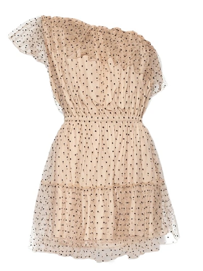 GUCCI GUCCI ONE-SHOULDER TULLE DRESS