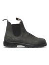 BLUNDSTONE ANKLE BOOT WITH SOFT GRAY NUBUCK UPPER