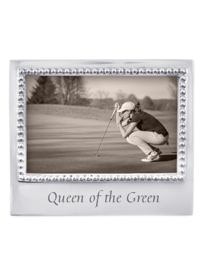 Mariposa Beaded Queen Of The Green Frame In Silver