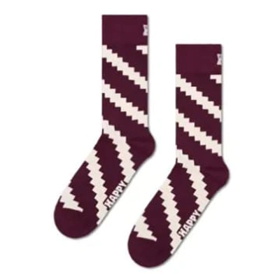 Happy Socks P000072 Ladder Sock In Red