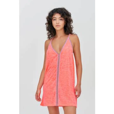 Boho Beach Fest Pitusa Mini Sundress In Pink