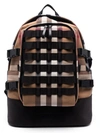 BURBERRY BROWN COTTON BACKPACK
