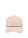 Brunello Cucinelli Monile Cap In Neutrals