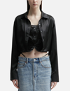 Alexander Wang T Black Layered Shirt In Black