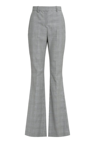 Balmain Plaid-check Tailored Trousers In Multi
