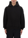 NEIL BARRETT NEIL BARRETT THUNDER EMBROIDERED LONG SLEEVED HOODIE