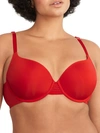Le Mystã¨re Second Skin Back Smoother T-shirt Bra In Lipstick