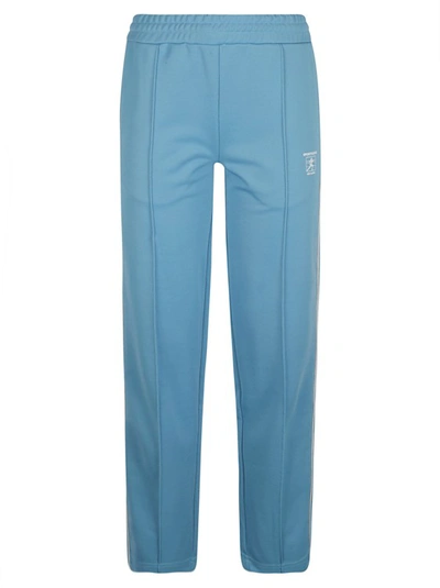 Sporty And Rich Runner Logo-print Track Pants In Blue