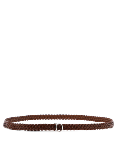 Orciani Woven Leather Belt