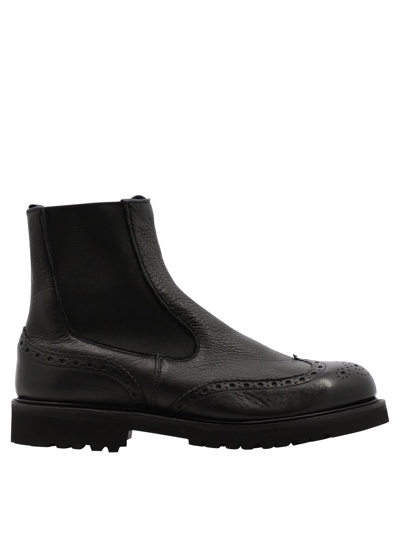 Tricker's "silvia" Ankle Boots In Black