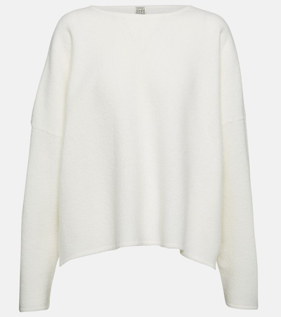 Totême Virgin Wool Sweater In White