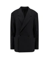 Lemaire Double-breasted Wool-blend Blazer